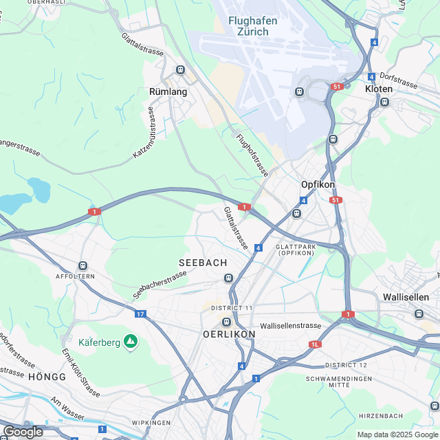 9 attraktive Eigentumswohnungen in Zürich - Karte