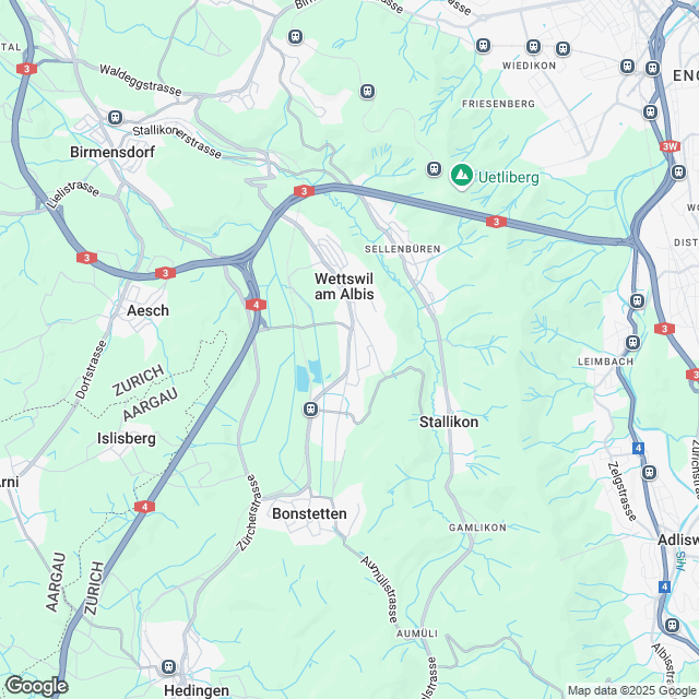 Attraktive 3.5-Zimmer Attikawohnung in Wettswil - Karte
