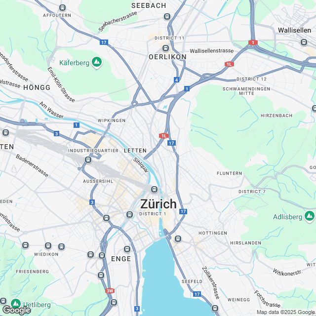 Maisonettewohnung in Zürich - Bezug Sommer 2027 - Karte