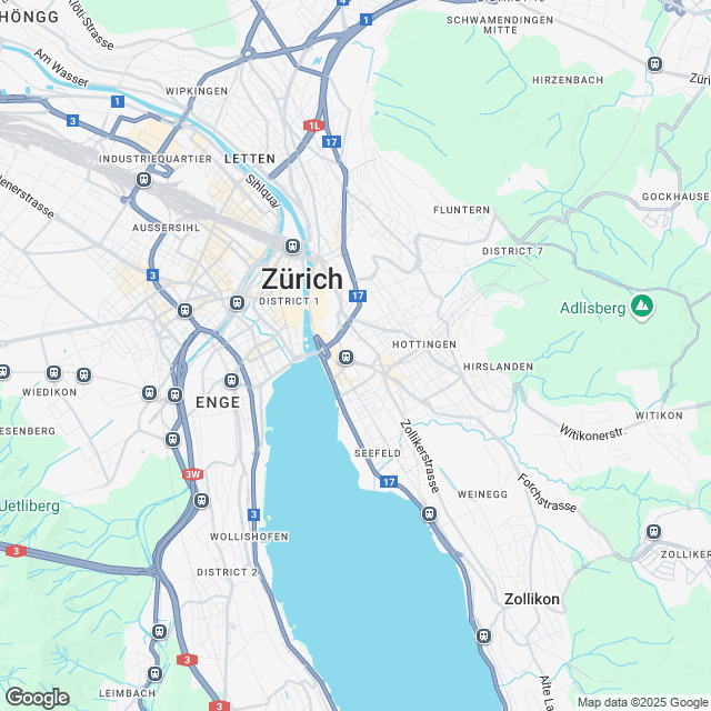 Stilvolles 5.5-Zimmer Einfamilienhaus in Zürich - Karte