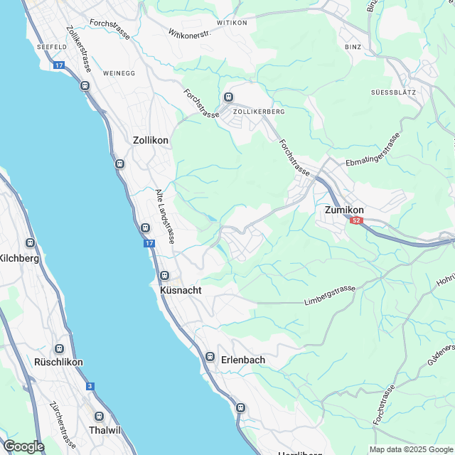 Hochwertige 5.5-Zimmer Wohnung in Küsnacht ZH - Karte