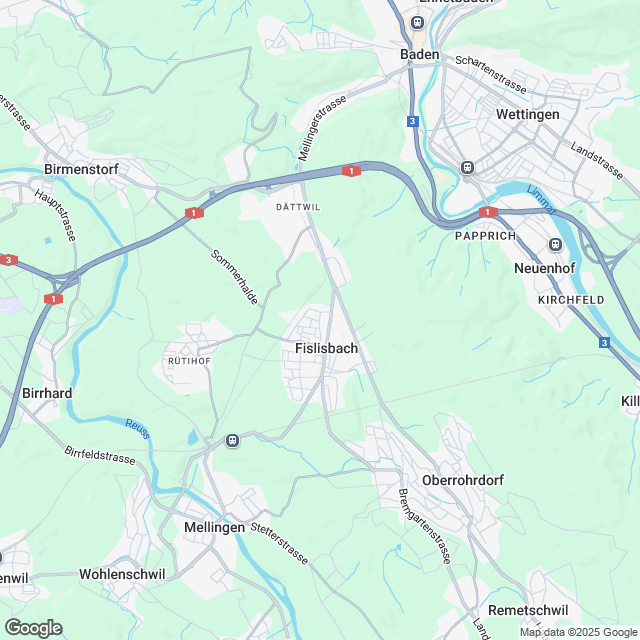 Fislisbach: Hochwertige Eigentumswohnungen - Karte