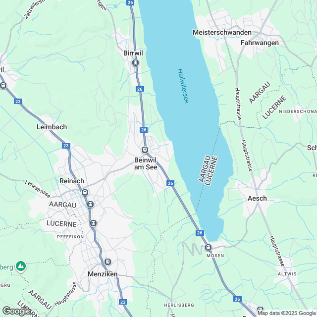BEINWIL AM SEE - WOHNTRAUM MIT SEESICHT - Karte