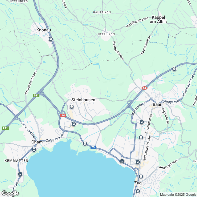 Ankündigung 4.5-Zimmer-Eigentumswohnung in Steinhausen - Karte