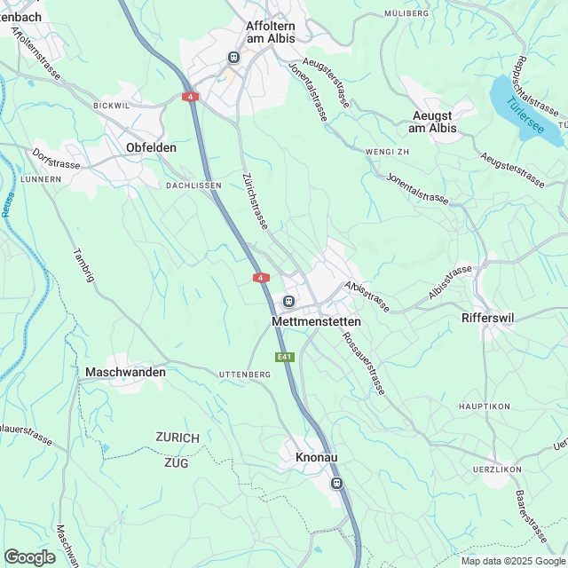Attraktive Mietwohnung ab 2027 in Mettmenstetten - Karte