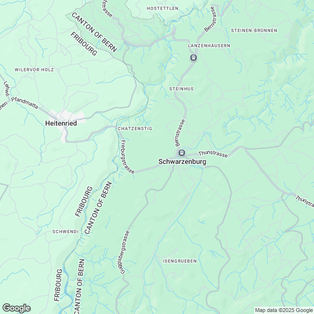 Einfamilienhäuser mit Weitblick in Schwarzenburg - Karte