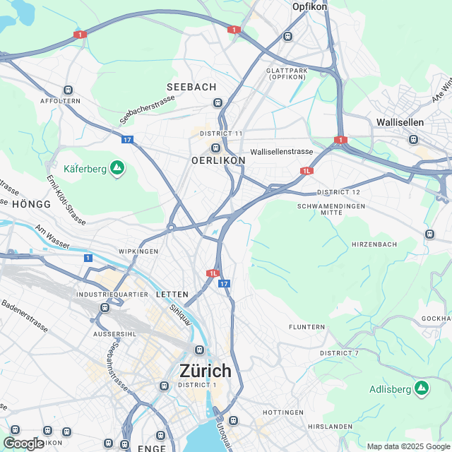 Erstbezug: 2.5-Zimmer-Wohnung im Kreis 11 in Zürich - Karte
