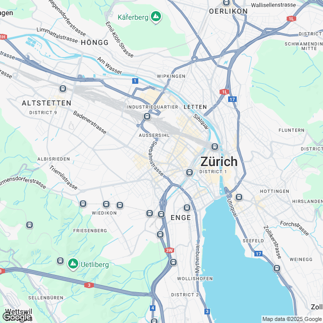 Erstvermietung an bester Lage im Kreis 4 in Zürich - Karte