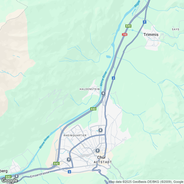 Neubau Reiheneinfamilienhäuser mit Einstellhalle - Karte