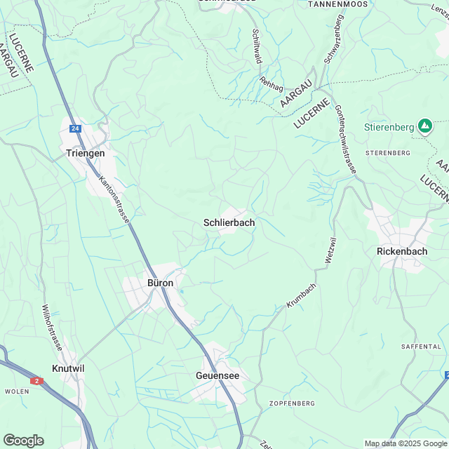 Neubau 4 Mehrfamilienhäuser mit 2 Einstellhallen - Karte