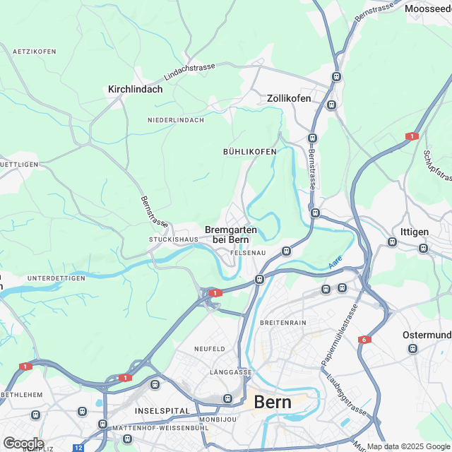 Neubau zwei Mehrfamilienhäuser mit Einstellhalle - Karte