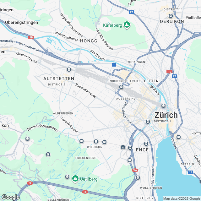Erstvermietung im aufstrebenden Kreis 3 in Zürich - Karte