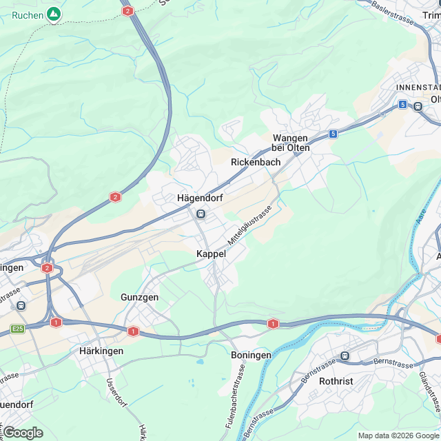 Neubau Mehrfamilienhaus mit Einstellhalle - Karte