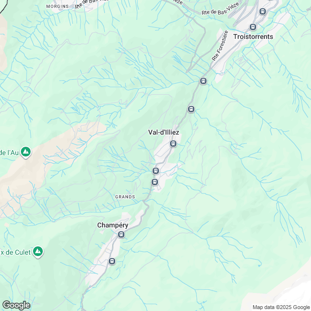 Construction de deux chalets contigus - Karte