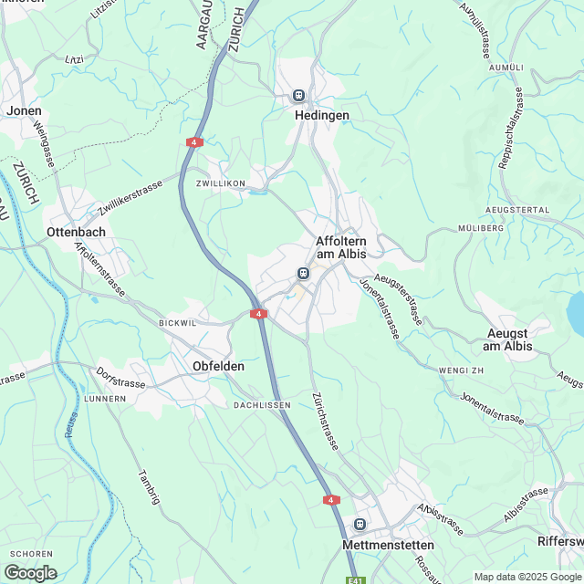 Erstvermietung 3.5-Zimmer-Wohnung in Affoltern am Albis - Karte