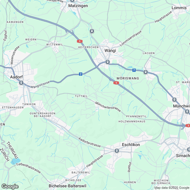 Zu verkaufen in 9546 Tuttwil bei Wängi, neues freistehendes 6½ Zi.-EFH, mit Doppelgarage, an ruhiger, sonniger Lage /Massivbau ! - Karte