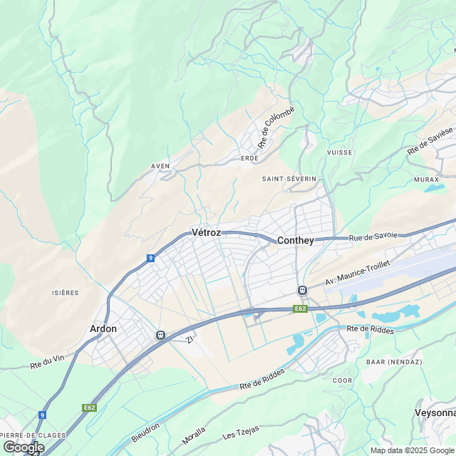 Construction de 3 villas mitoyennes - Karte