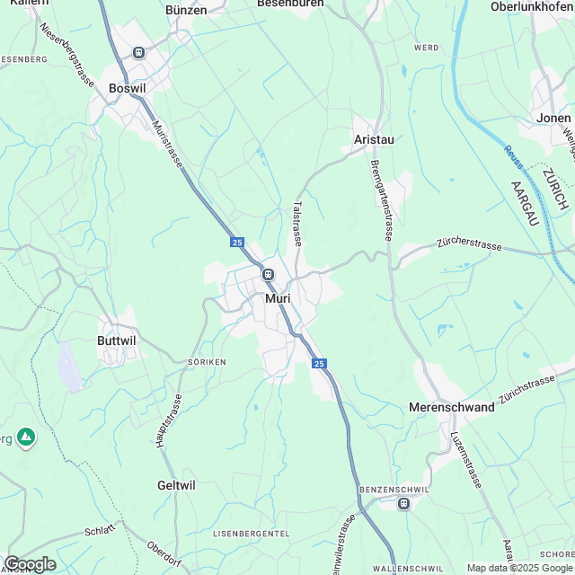 Hochwertige 5.5-Zimmer Maisonettewohnung in Muri AG ab Sommer 2027 - Karte