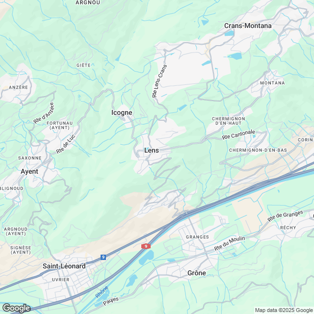 Construction de 3 chalets - Karte