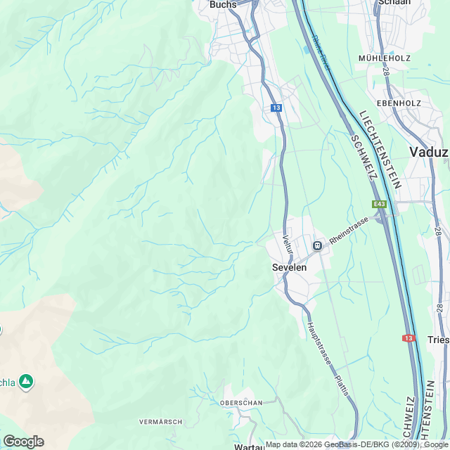 Neubau Mehrfamilienhaus mit Einstellhalle - Karte