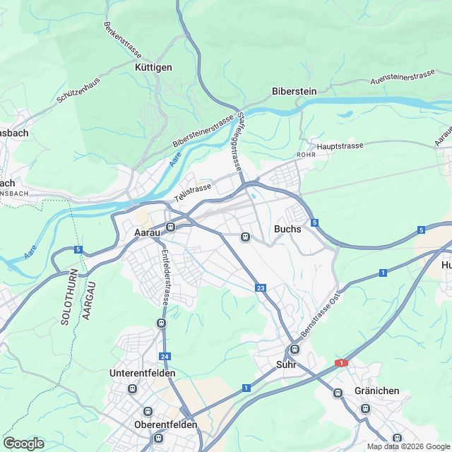 Buchs AG: Attraktive 2.5-Zimmer-Eigentumswohnung - Karte