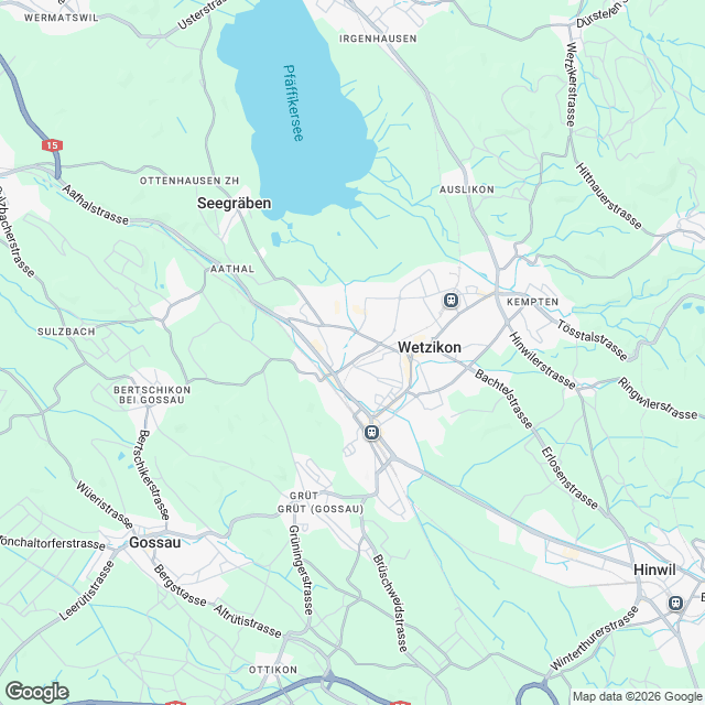 Neubau von 23 Reiheneinfamilienhäusern - Karte