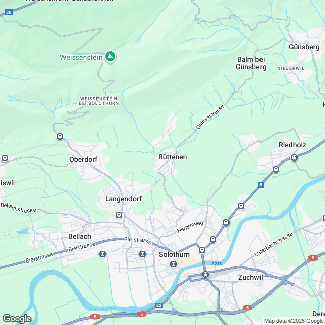 Neubau Mehrfamilienhäuser mit Einstellhalle - Karte