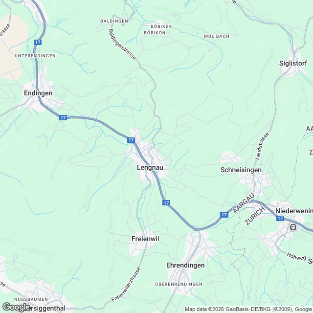 Exklusive 2.5-Zimmer Attikawohnung in Lengnau AG - Karte