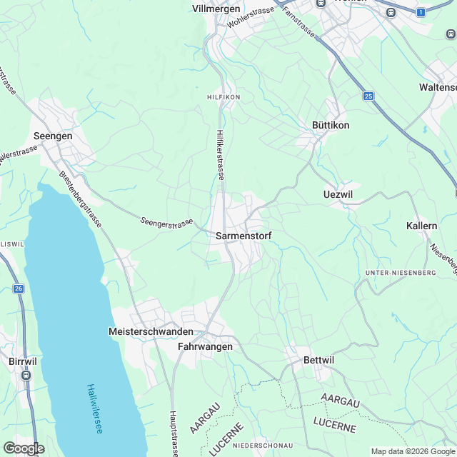 Coming soon: Erstvermietung in Sarmenstorf - Karte