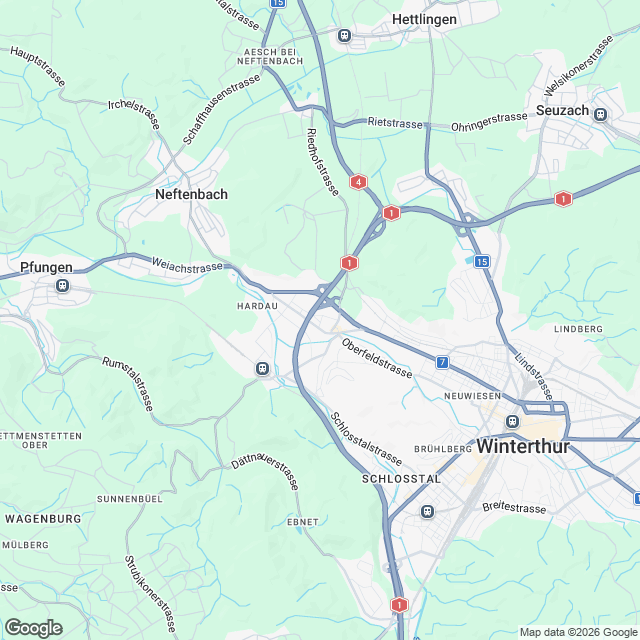 Erstbezug nach Sanierung: 2.5-Zimmer-Wohnung in Wülflingen - Karte
