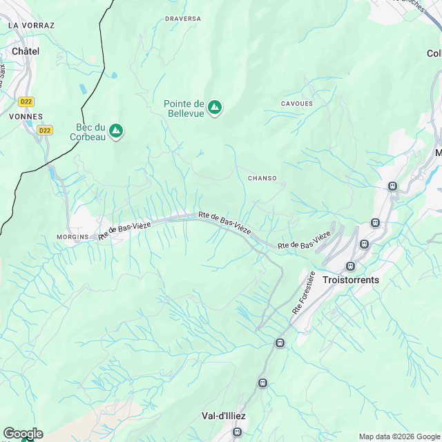 Construction de 3 villas groupées - Karte