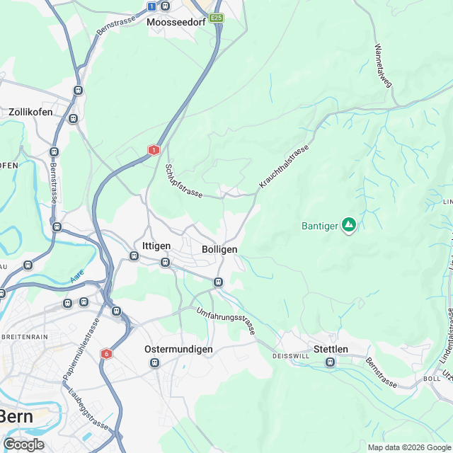 Neubau Mehrfamilienhaus mit Einstellhalle - Karte