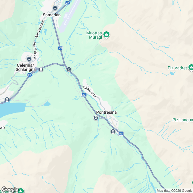 Neubau Mehrfamilienhaus (Chesa Allegris 2) - Karte