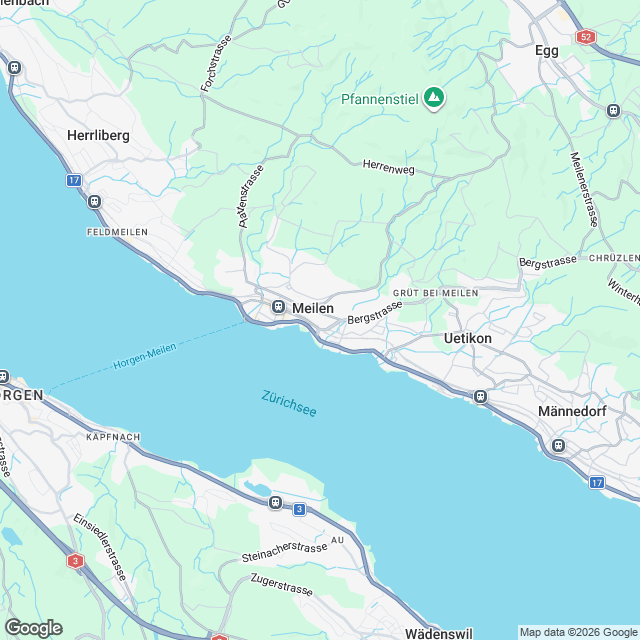 Ankündigung: 4.5-Zimmer-Geschosswohnung in Meilen - Karte