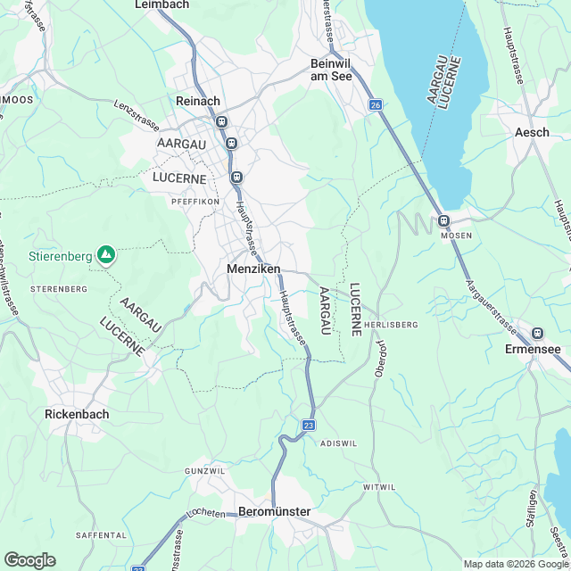 Arealüberbauung Rohrmatt - Karte