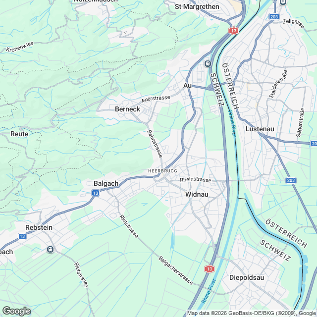 Ankündigung: 4.5-Zimmer-Eigentumswohnung in Heerbrugg - Karte