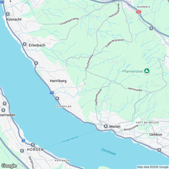 Exklusive 4.5-Zimmer Wohnung ab Sommer 2027 in Herrliberg - Karte