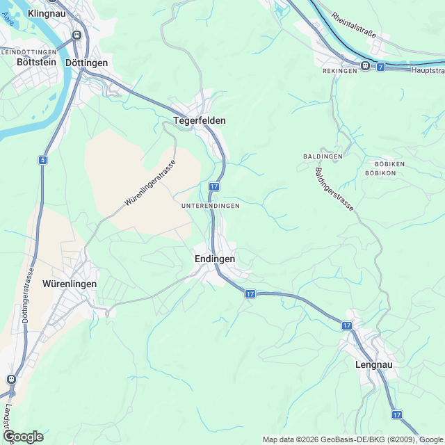 Überbauung Hegi / 6 Dreifamilienhäuser - Karte