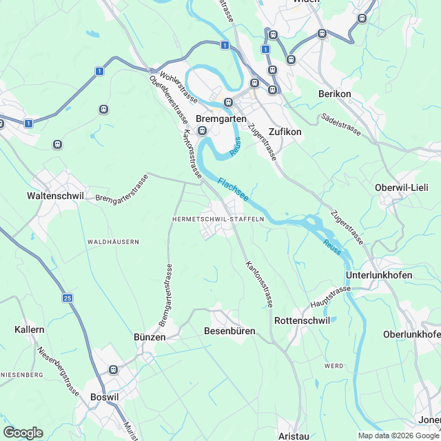 Neubau sieben Einfamilienhäuser - Karte