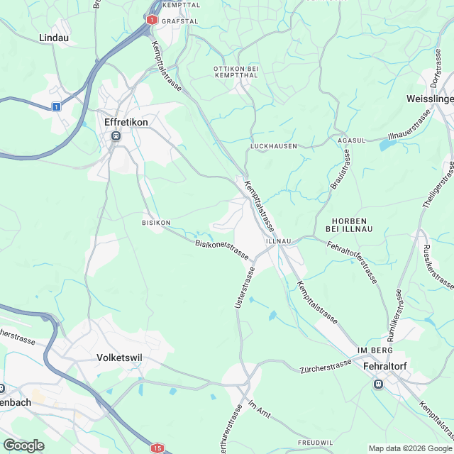 Exklusive Terrassenüberbauung in Illnau - Karte