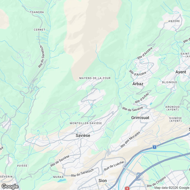 Construction de deux chalets d'habitation - Karte