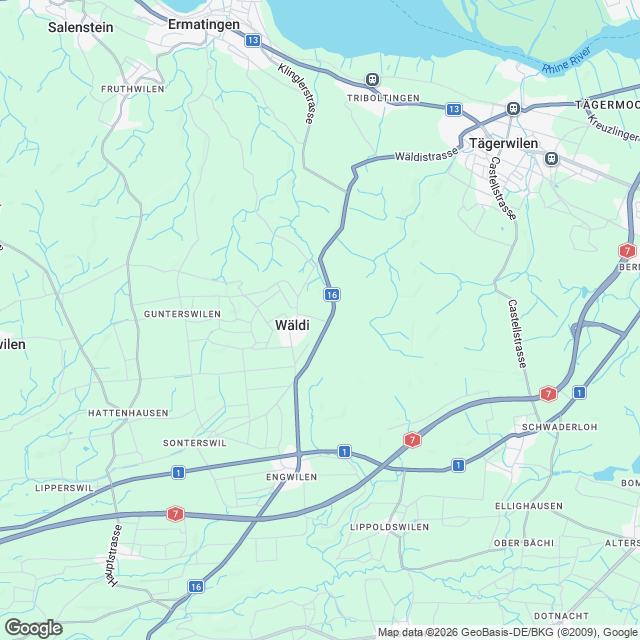 Neubau 4 Mehrfamilienhäuser mit Tiefgarage - Karte