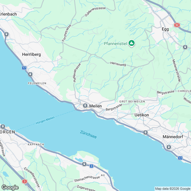 Vorankündigung: Eigentumswohnungen in Meilen - Karte