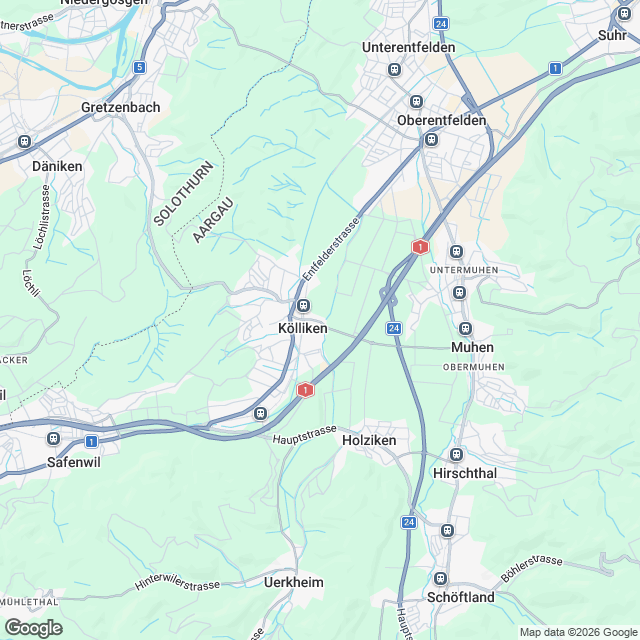 Überbauung mit 3 Mehrfamilienhäuser - Karte