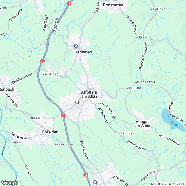 Neubauprojekt in Affoltern am Albis – 3.5-Zimmer-Wohnung - Karte