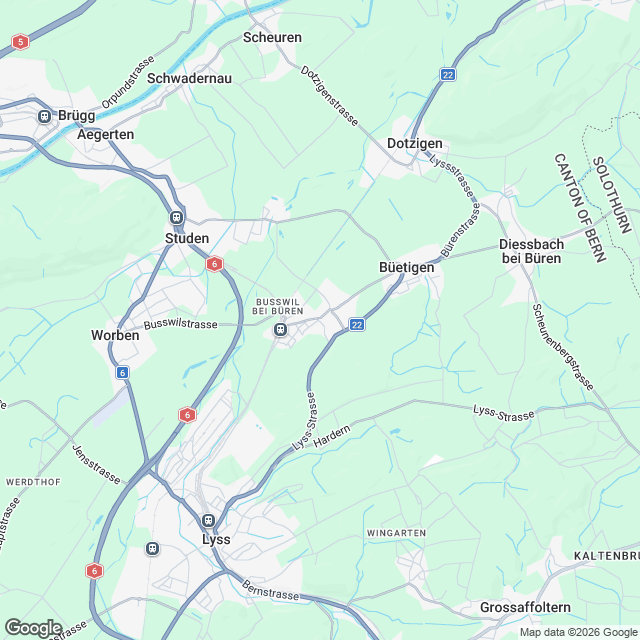 Neubau Wohnhochhaus mit Einstellhalle - Karte