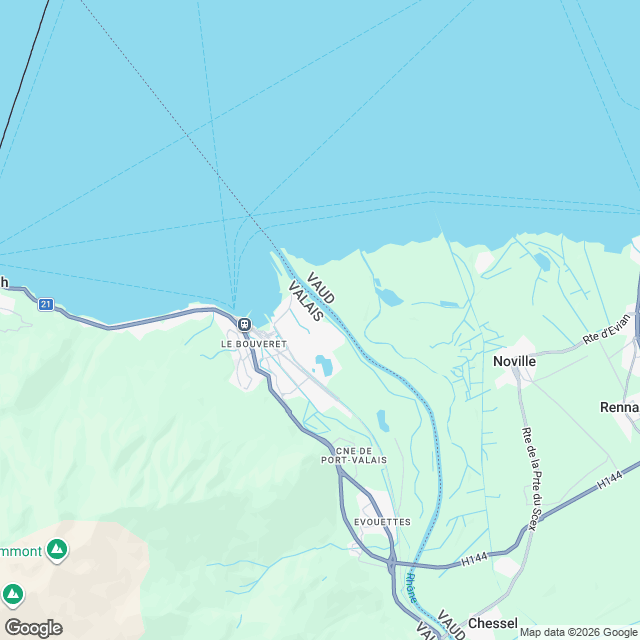 Construction de 5 villas avec couverts à voitures - Karte