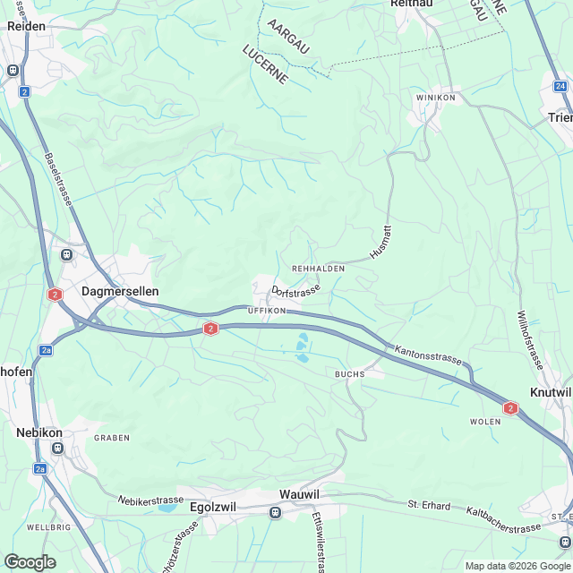 Neubau zwei Terrassenhäuser mit Einstellhalle - Karte