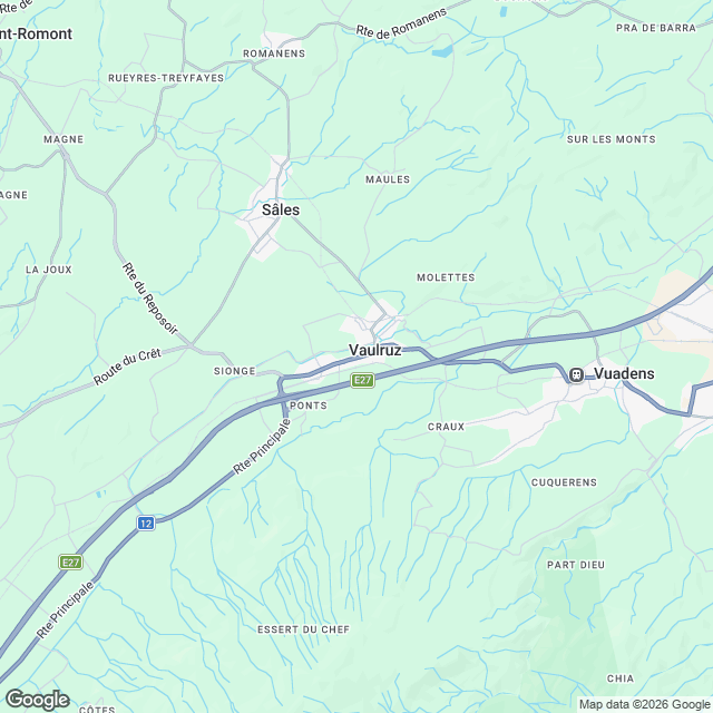 Construction d'un immeuble de 8 logments - Karte