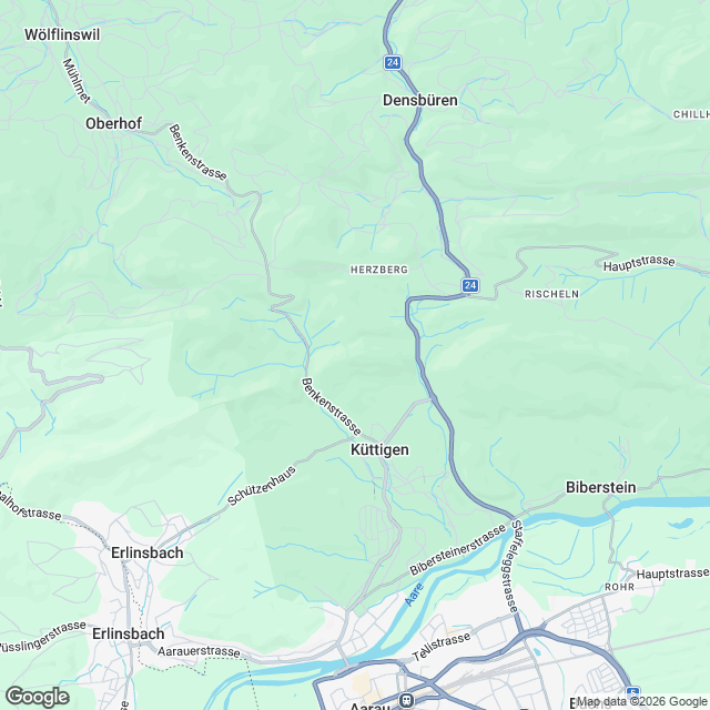 Küttigen: Attraktive Eigentumswohnungen - Karte